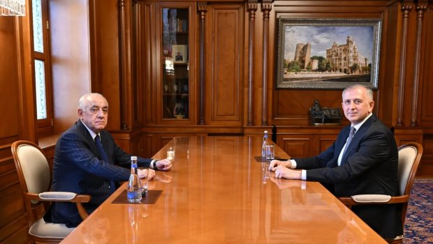 Əli Əsədov Gürcüstanın Azərbaycandakı səfiri ilə GÖRÜŞDÜ