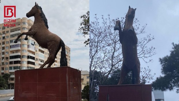 Xırdalanın &ldquo;kompas&rdquo;ı &ndash; Şəhərə bütün yollar bu at heykəlindən başlayır