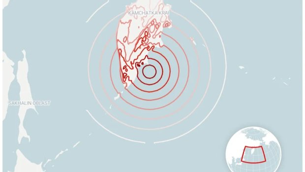Kamçatkada 5,5 maqnitudalı ZƏLZƏLƏ