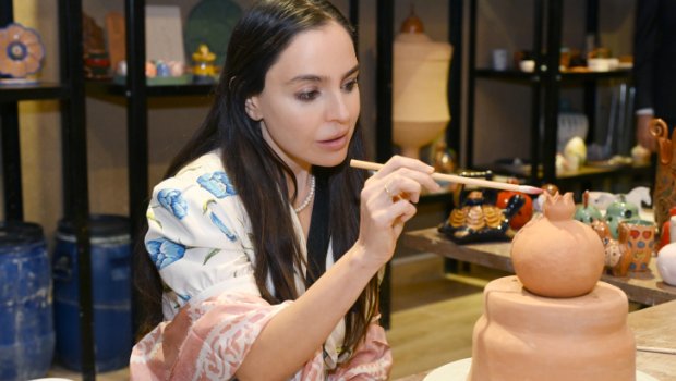 Leyla Əliyeva əsərlərinə göstərilən diqqətə görə keramistlərə təşəkkür etdi &ndash; FOTO