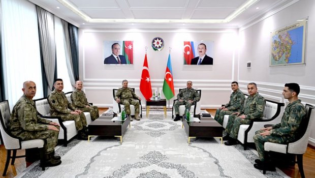 Hikmət Mirzəyev türkiyəli generalla nəyi müzakirə etdi? &ndash; DETALLAR - FOTO