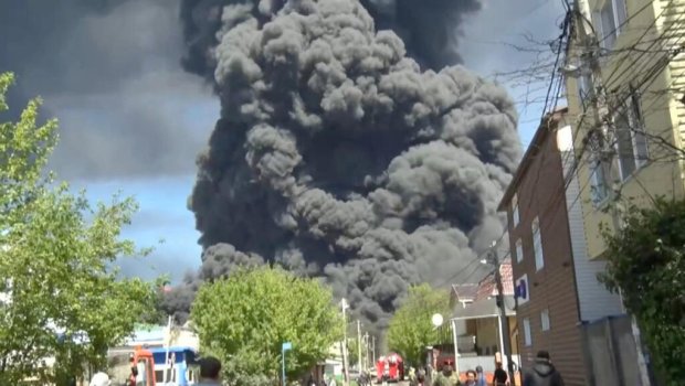 Tuapse 2 həftədə 3-cü dəfə PUA hücumuna məruz qaldı &ndash; VİDEO