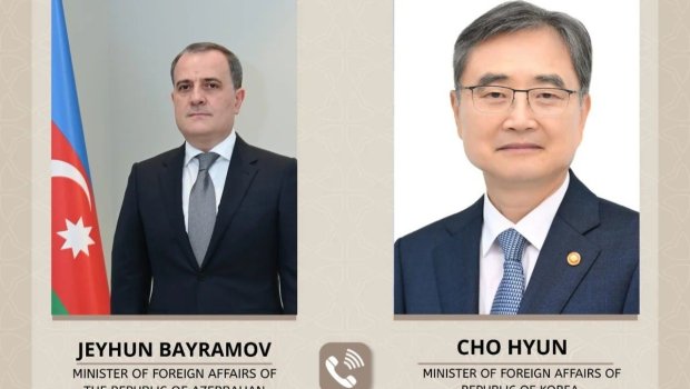 Ceyhun Bayramov koreyalı həmkarı ilə nələri müzakirə edib?