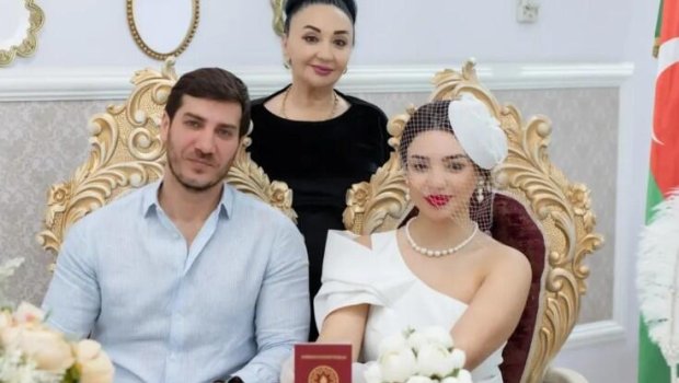 Xalq artistinin qızının nikah FOTOLARI