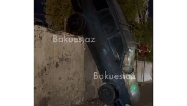 Bakıda qeyri-adi qəza &ndash; VİDEO