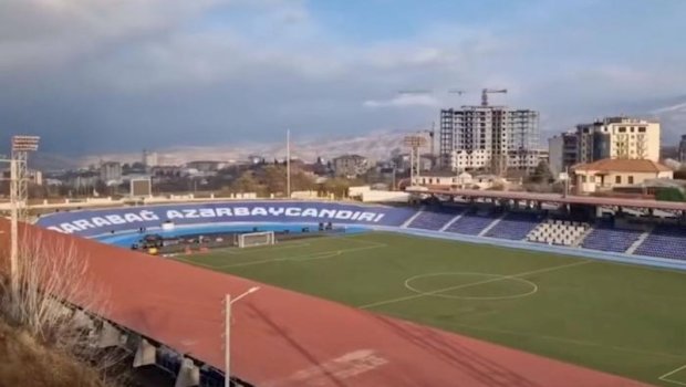 Xankəndi stadionunun son halı - VİDEO