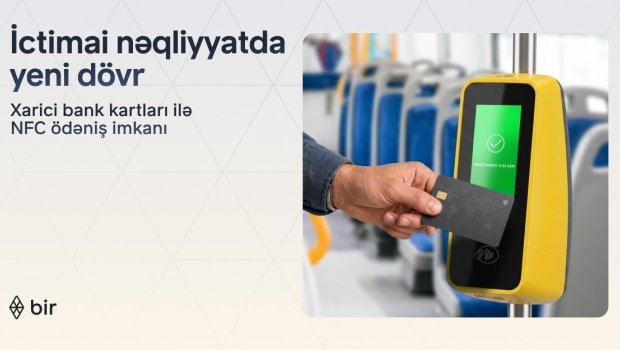 Bir ekositemi ictimai nəqliyyatda xarici kartlar üçün NFC ödənişlərini aktivləşdirdi