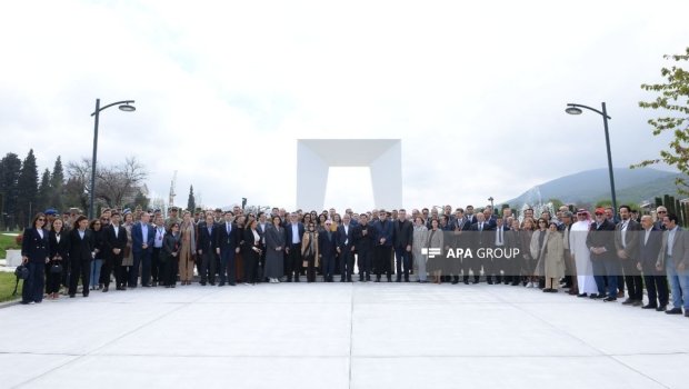 Xarici diplomatlar Xankəndidə Zəfər Parkında &ndash; FOTO/VİDEO