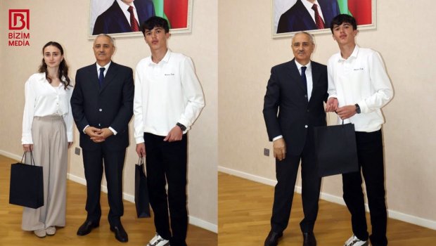 Qusarda yüksək nəticə göstərən şagirdlər mükafatlandırılıb - FOTO