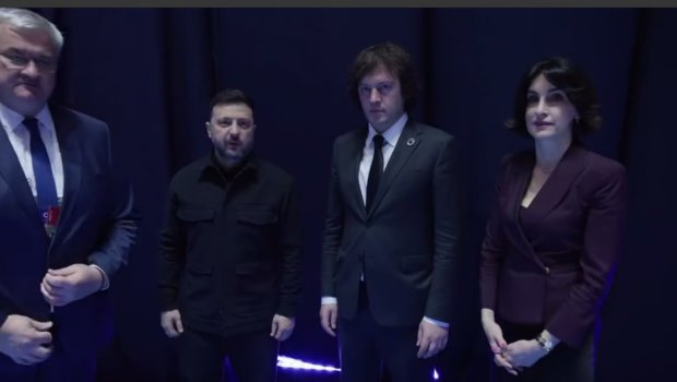 Zelenski Kobaxidze ilə görüşdü: Son beş ildə ilk dəfə - VİDEO