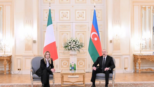 İlham Əliyev və Ciorcia Meloni mətbuata bəyanatlarla ÇIXIŞ EDİRLƏR