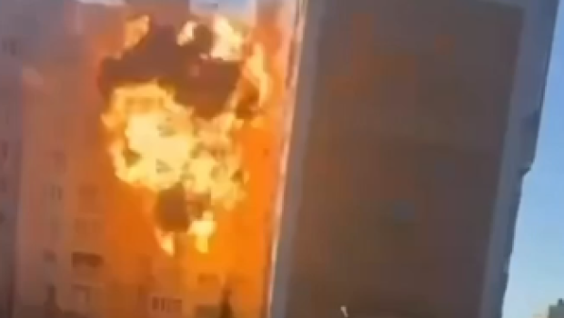 Çeboksarıya dron hücumu: İctimai nəqliyyatın hərəkəti dayandırıldı &ndash; VİDEO