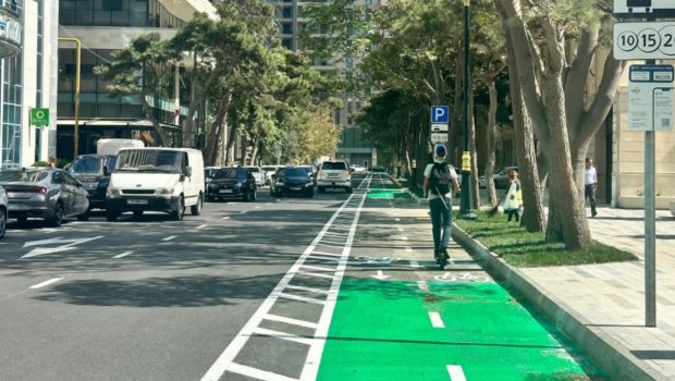 Paytaxtın bu küçələrində də velosiped zolağı yaradılır &ndash; FOTO