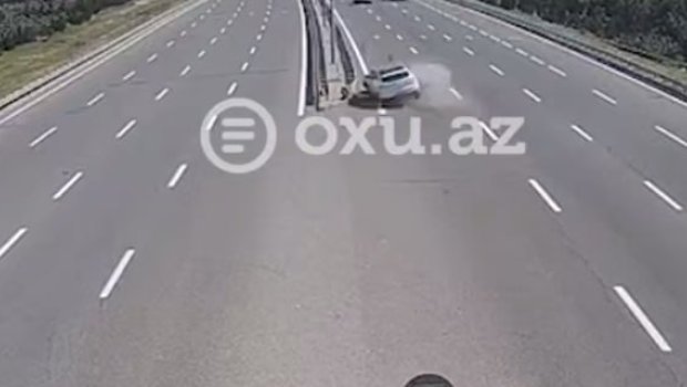 Bakıda ölümlə nəticələnən dəhşətli qəzanın ANBAAN VİDEOSU
