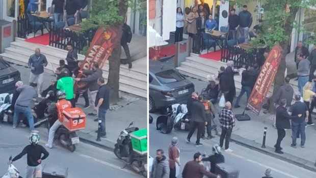 Qız nişanı qaytardı, ailələr küçə döyüşünə çıxdılar &ndash; ANBAAN VİDEO