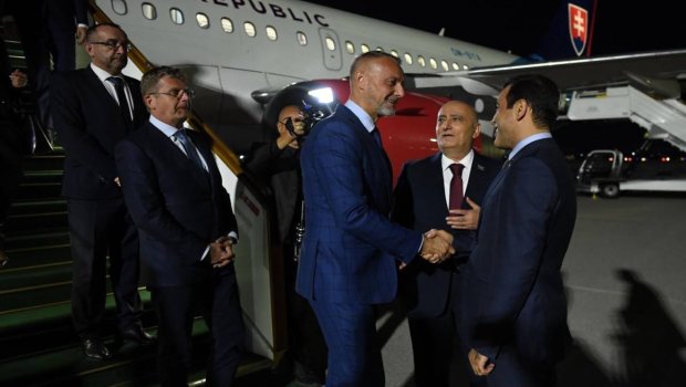 Slovakiya Milli Şurasının sədri ölkəmizə səfərə gəlib - FOTO