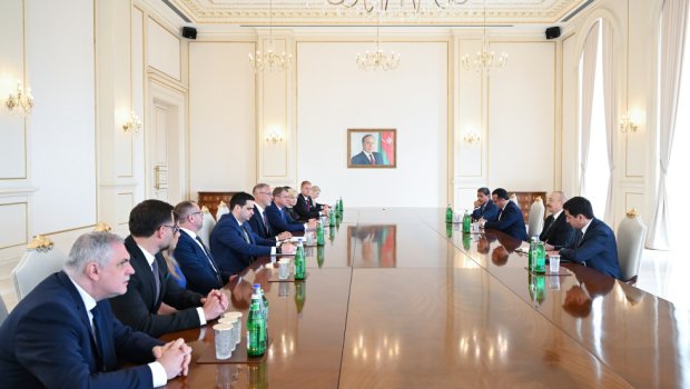 Prezident Rixard Raşinin başçılıq etdiyi nümayəndə heyətini qəbul etdi &ndash; FOTO