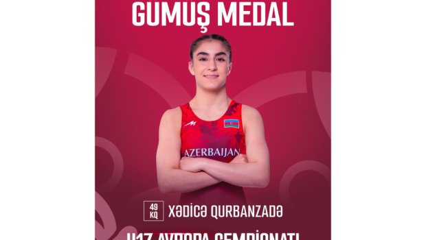 Qadın güləşçimiz Avropa çempionatında gümüş medal qazandı