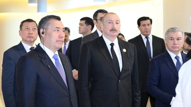 Türk Dünyasının liderləri &ldquo;Həzrət Sultan&rdquo; muzeyində - FOTO
