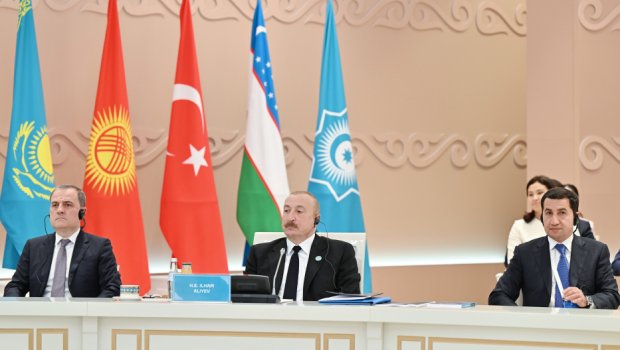 İlham Əliyev TDT Dövlət başçılarının Zirvə görüşündə - FOTO