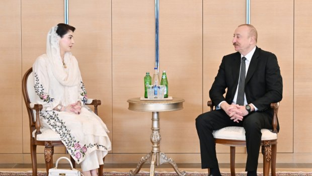 İlham Əliyev Pakistanın Pəncab əyalətinin Baş nazirini qəbul etdi - FOTO
