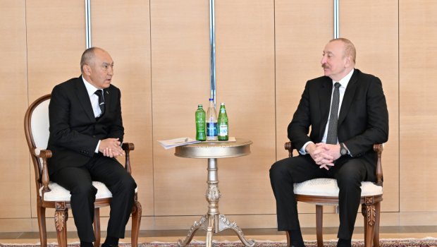 İlham Əliyev Orazovu qəbul etdi - FOTO