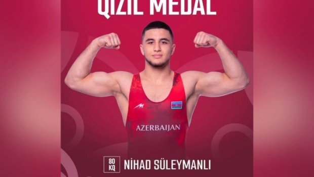 Daha bir güləşçimiz Avropa çempionu oldu