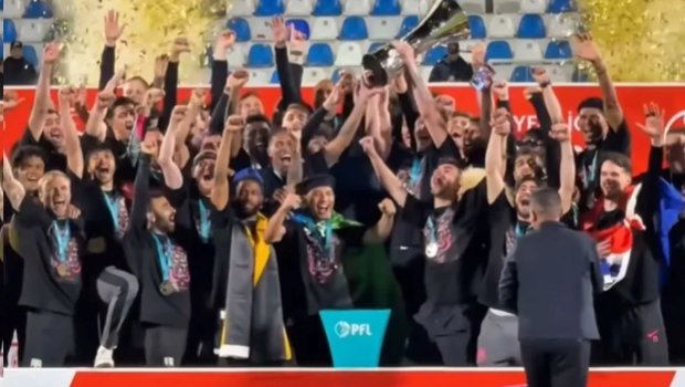 Azərbaycan çempionu "Sabah" mükafatlandırıldı - VİDEO