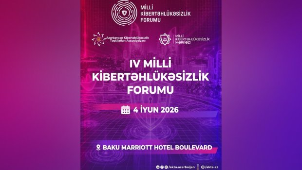 Bakıda &ldquo;4-cü Milli Kibertəhlükəsizlik Forumu&rdquo; keçiriləcək