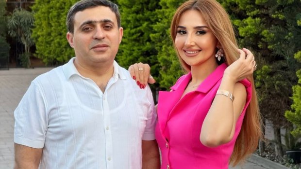 Aytəkin həyat yoldaşı ilə -Fotolar