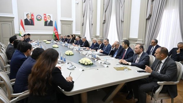 Azərbaycan&ndash;Tacikistan Hökumətlərarası Komissiyasının 8-ci iclası keçirildi - FOTO