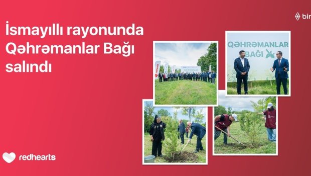 İsmayıllıda 189 şəhidin xatirəsinə &ldquo;Qəhrəmanlar Bağı&rdquo; salındı