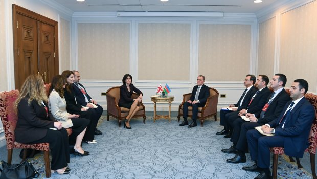 Ceyhun Bayramov gürcü həmkarı ilə nələri müzakirə etdi? - FOTO