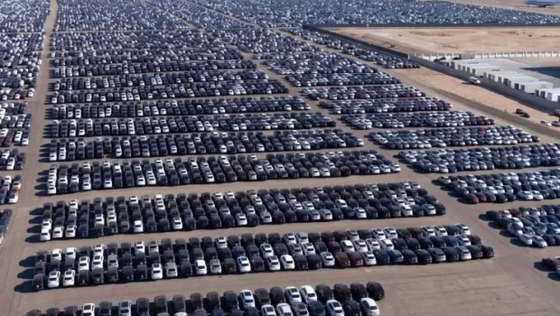 Səhrada 350 min Volkswagen və Audiqəbiristanı:Avtomobillər oraniyə atılıblar? &ndash; FOTO
