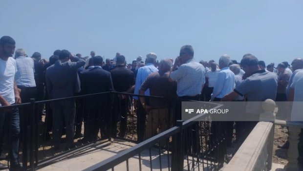 Azov dənizində həlak olan gəmi kapitanı Neftçalada dəfn olundu - FOTO