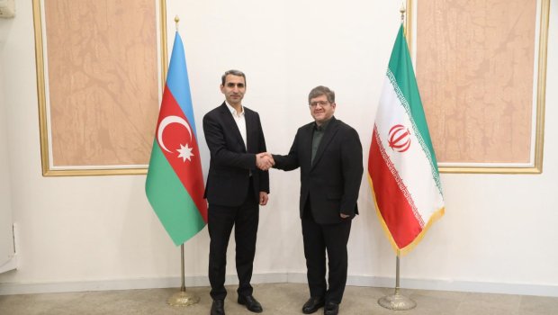 ADY və İran Dəmir Yollarının rəhbərliyi Astara Terminalında &ndash; FOTO