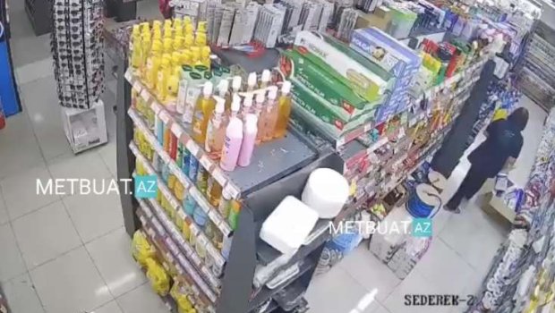 Göyçayda güclü zəlzələ anı kamerada - VİDEO
