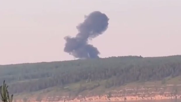 Rusiyada bombardmançı təyyarə qəzaya uğradı &ndash; VİDEO