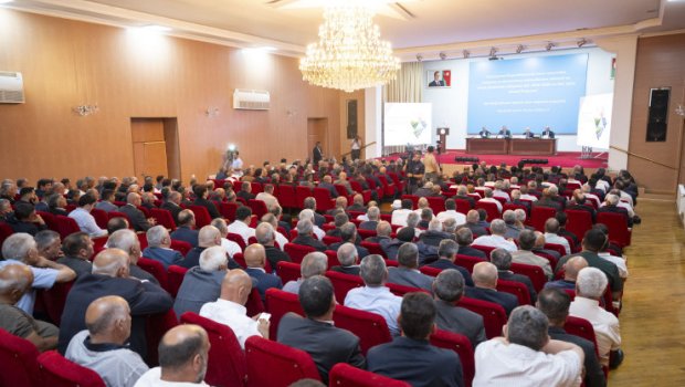 Ağcabədidə aqrar sahədə yeni Dövlət Proqramının müzakirəsi ilə bağlı regional müşavirə keçirildi - FOTO
