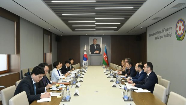 Ceyhun Bayramov Koreya nümayəndə heyətini qəbul etdi &ndash; Nələr müzakirə edildi? - FOTO