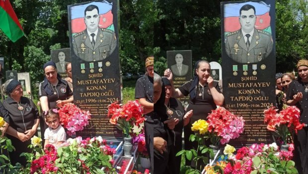 Qəbələdə qəhrəman zabit Kənan Mustafayevin xatirəsi anıldı - FOTO