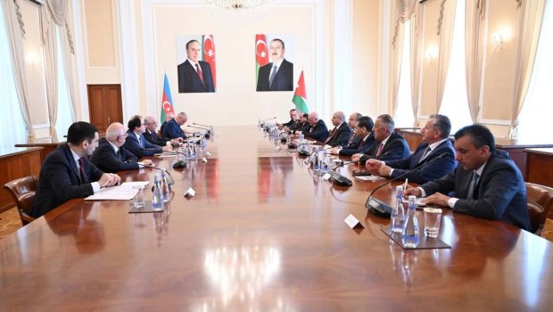 Baş nazir İordaniya nümayəndə heyətini qəbul etdi - FOTO