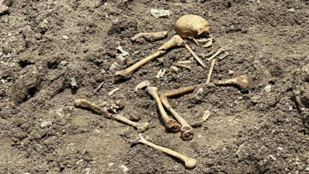 Ağdamda insan skeletinə bənzər qalıqlar TAPILDI