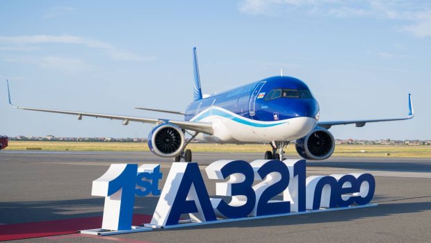AZAL təyyarə parkına ilk yeni nəsil &ldquo;Airbus A321neo&rdquo;nu əlavə edib - FOTO