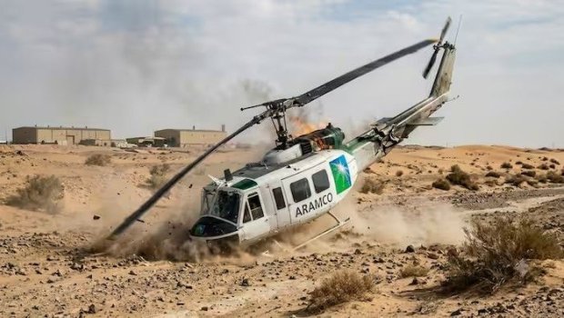 "Aramco" şirkətinin helikopteri qəzaya uğrayıb: Həlak olanlar var