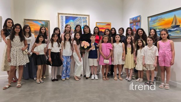 Bakıda Gülnar İncəsənət Studiyasının rəngarəng "Fərqli Baxışlar" sərgisi açıldı - FOTO