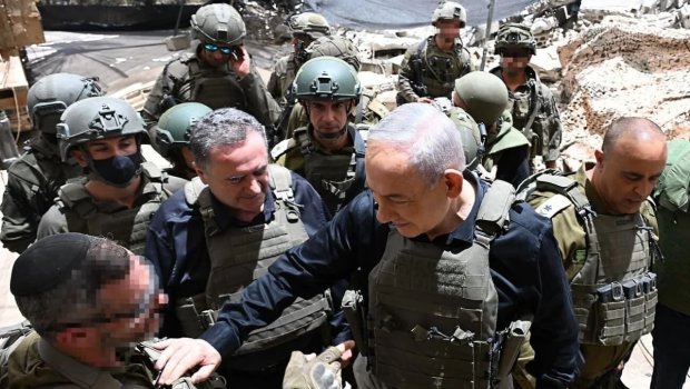 Netanyahu Katsla Livanın cənubuna GETDİ &ndash; Ordan İrana mesaj göndərdi