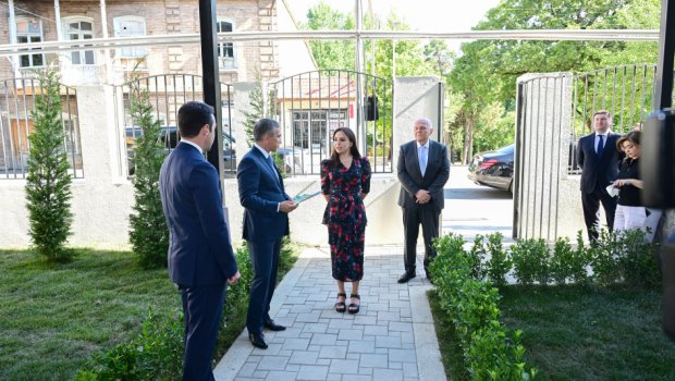 Leyla Əliyeva Şəki Şəhər İncəsənət Məktəbində - FOTO