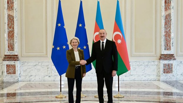 İlham Əliyev və Ursula Fon der Lyayen mətbuata bəyanatlarla çıxış edirlər - CANLI