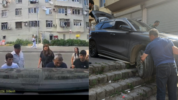 Kişilərin gücü çatmadı, köməyə qadın gəldi...&ndash; Video